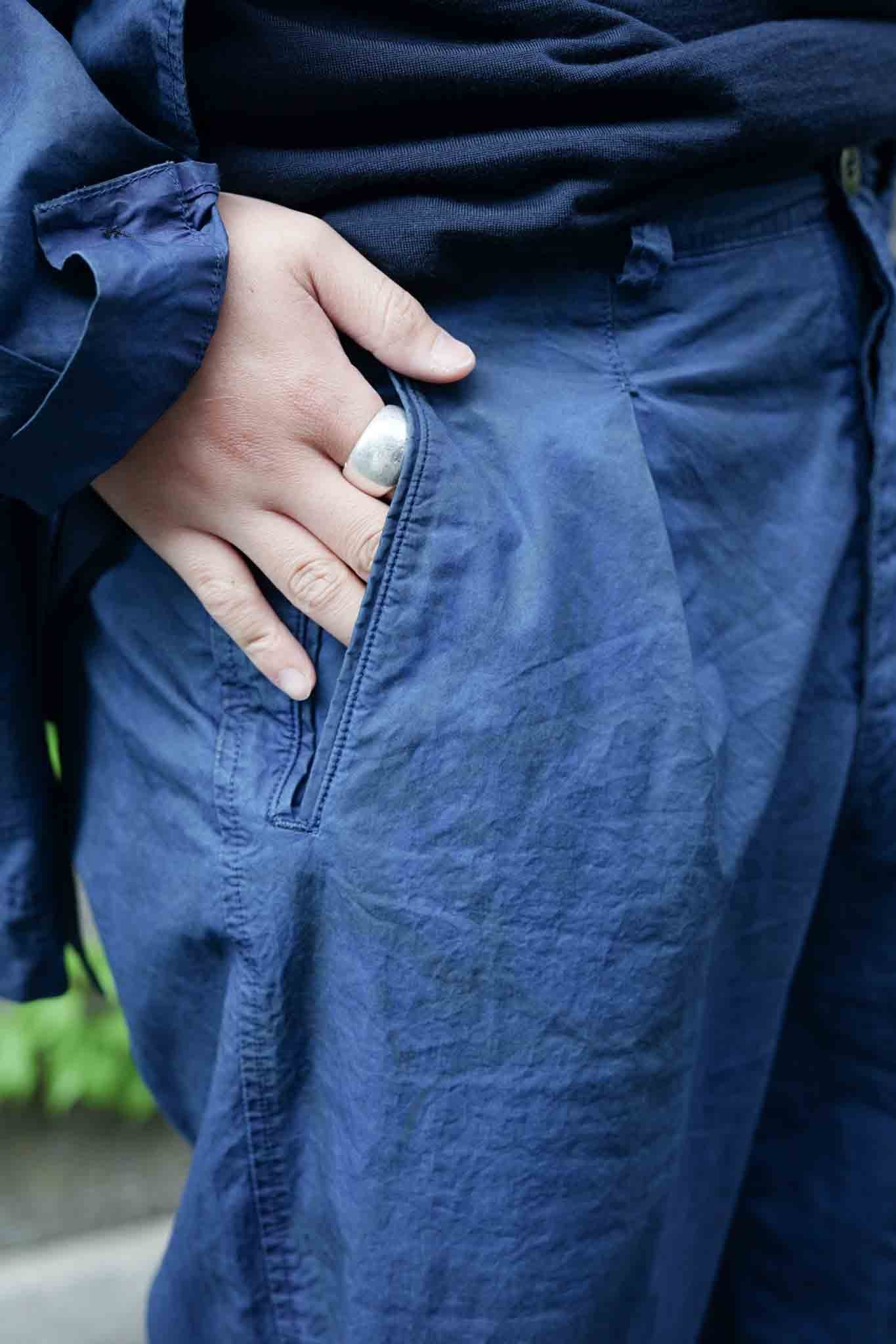 PANTALON MAGLIOC - COTTON（BLACK INDIGO） | ARCH ONLINE SHOP