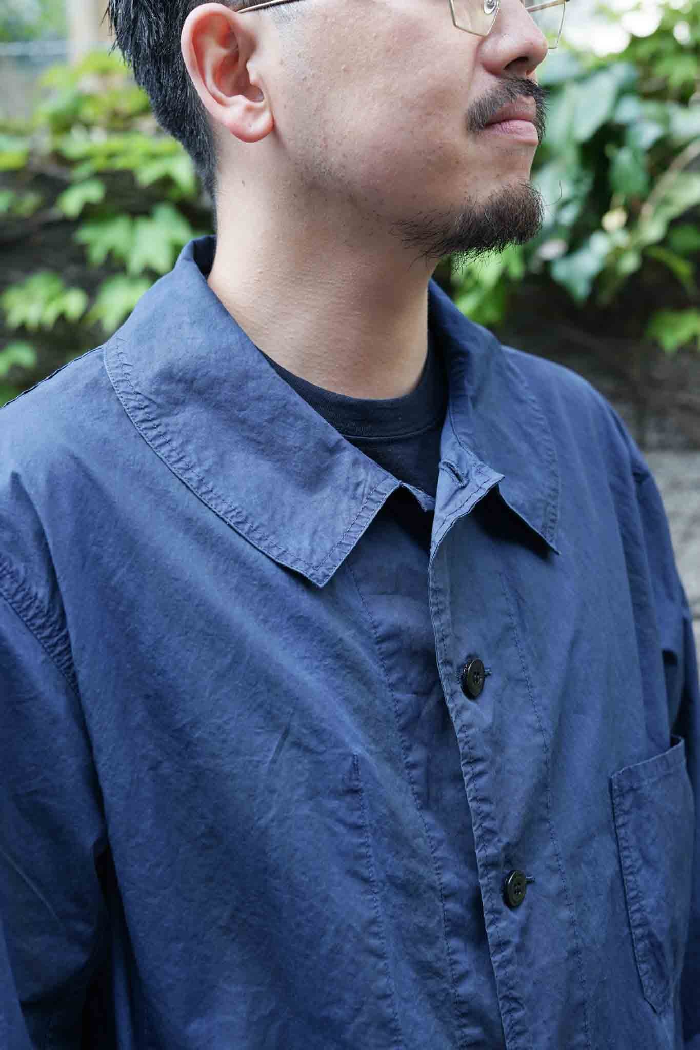VESTE DRAP - COTTON （BLACK INDIGO） | ARCH ONLINE SHOP