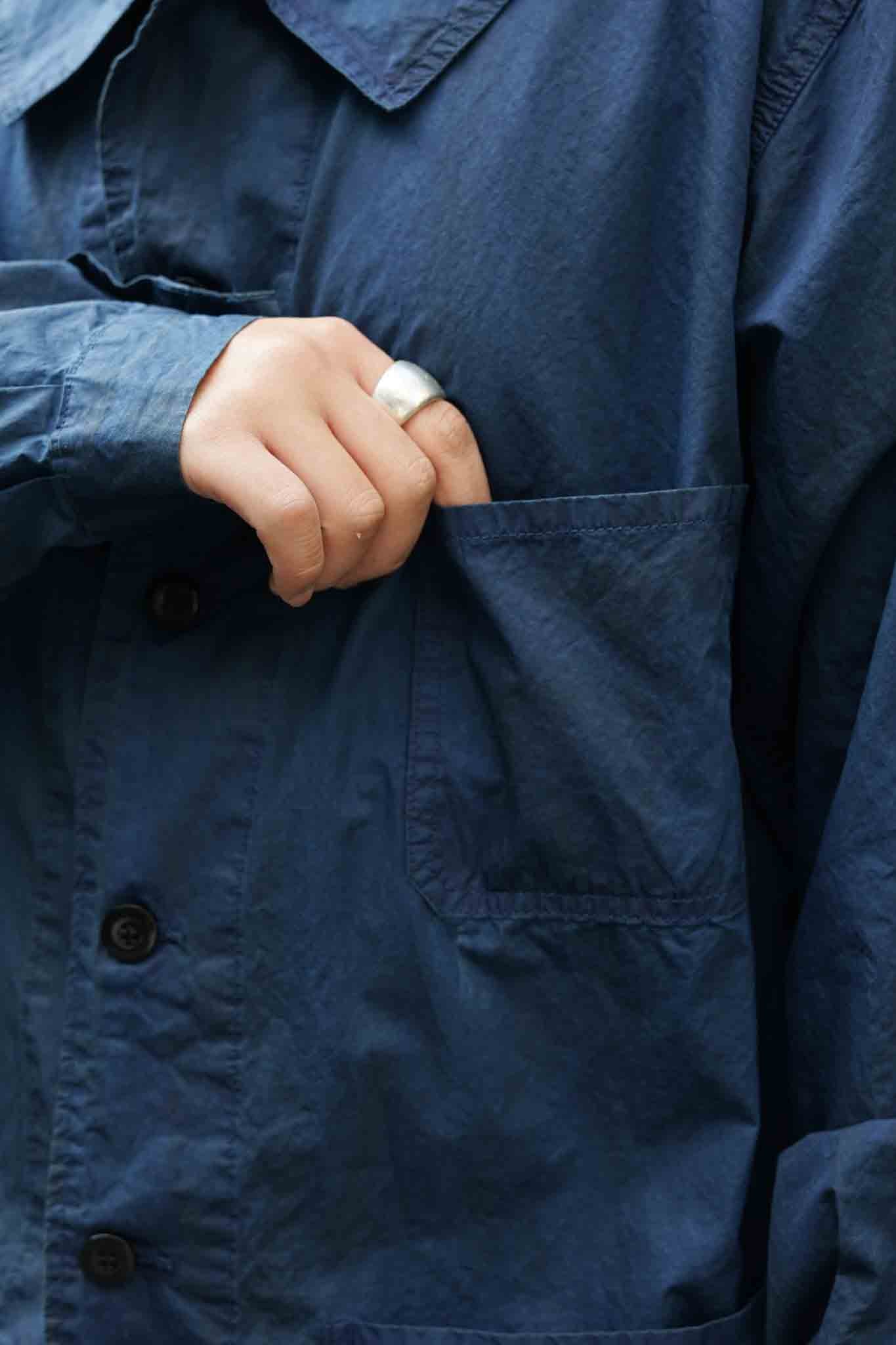VESTE DRAP - COTTON （BLACK INDIGO） | ARCH ONLINE SHOP