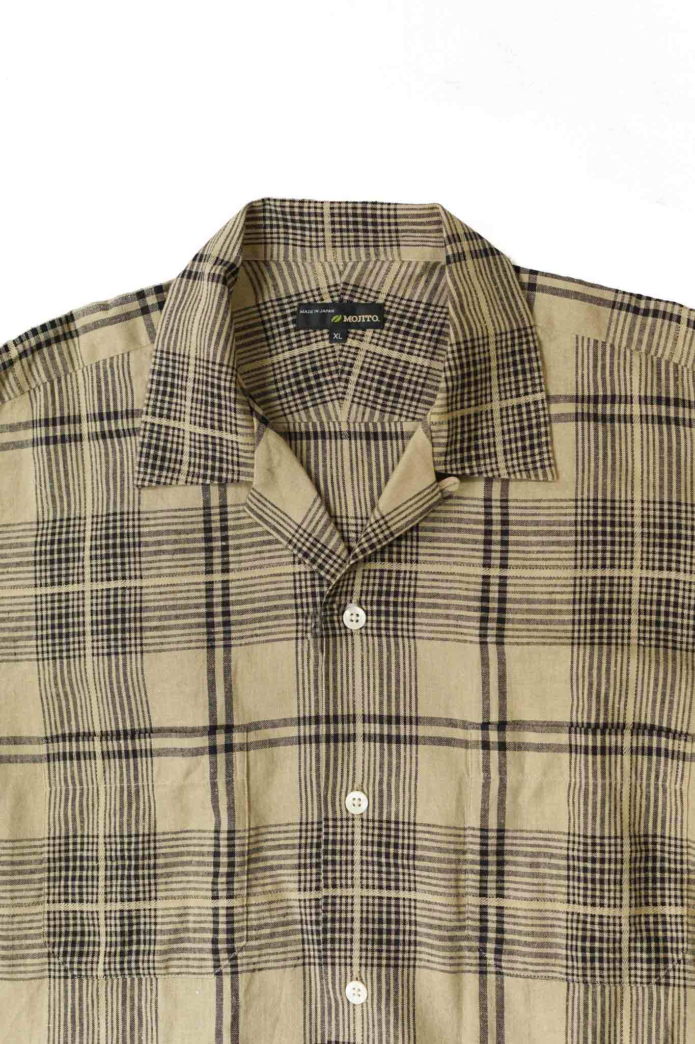 ABSHINTH SHIRT dobbie plaid（BEIGE） | ARCH ONLINE SHOP