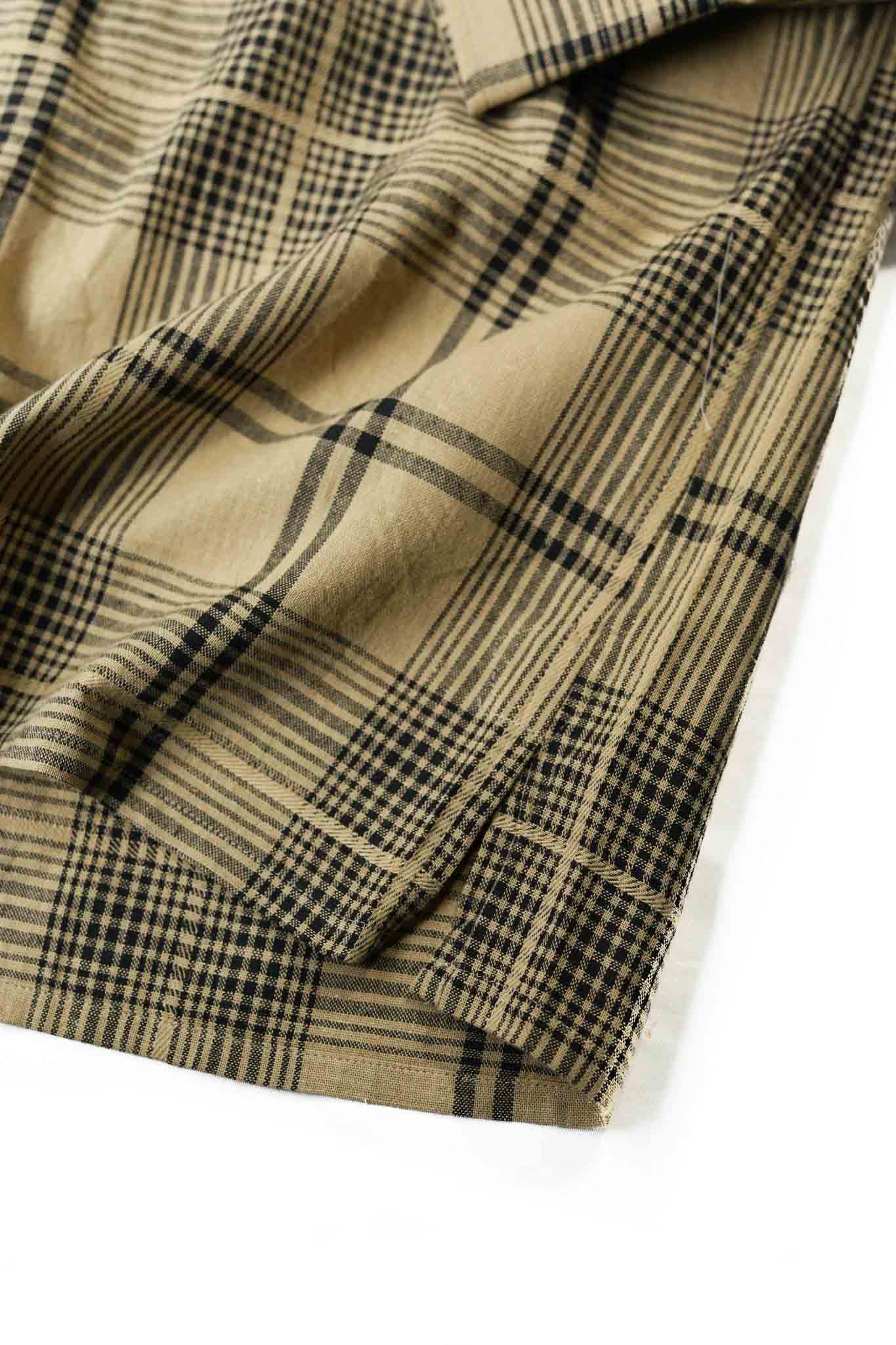 ABSHINTH SHIRT dobbie plaid（BEIGE） | ARCH ONLINE SHOP
