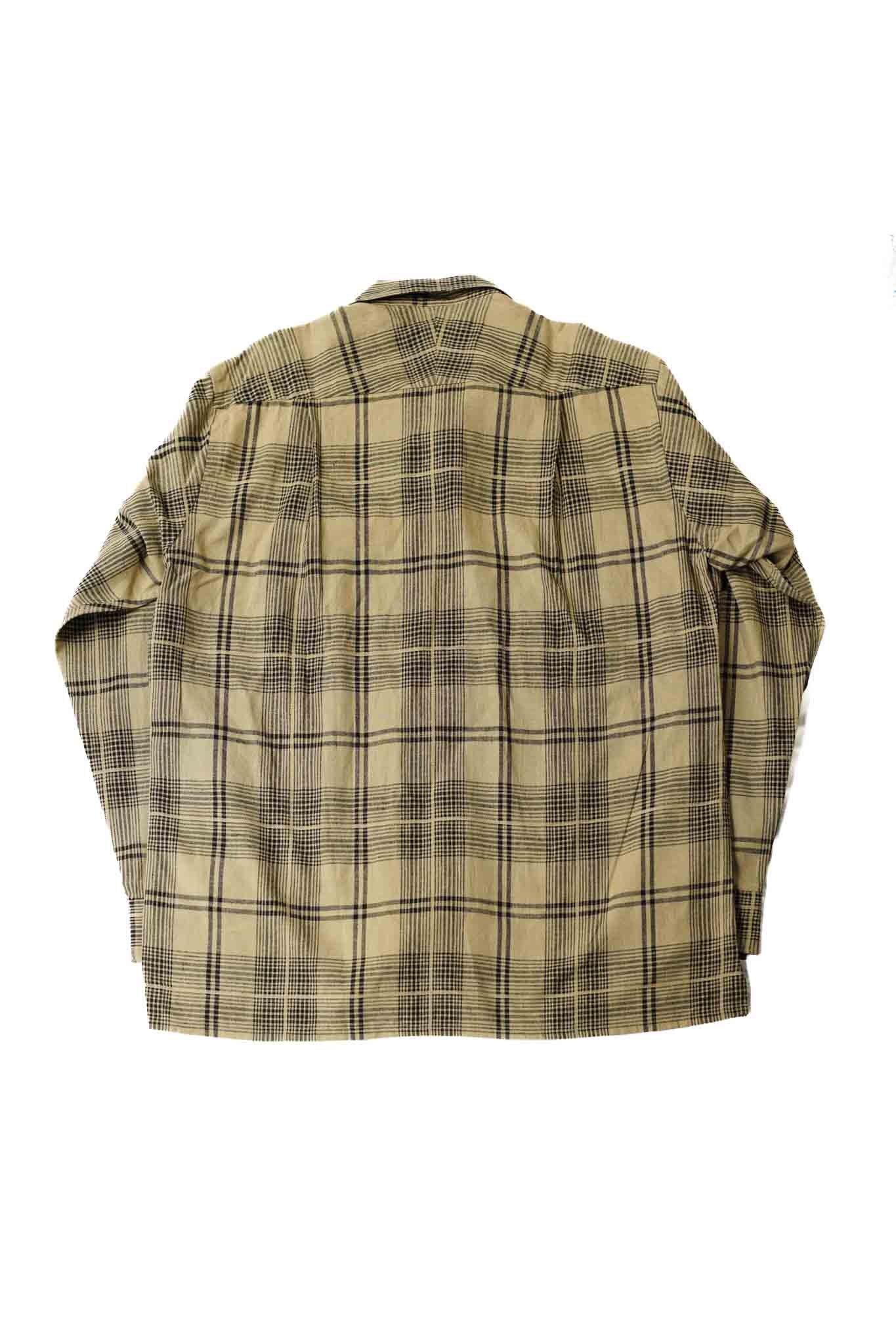 ☆ hebe.bocho様│モイス３ ＆ ナリッシュ１ ABSHINTH SHIRT dobbie plaid（BEIGE） | ARCH ONLINE SHOP