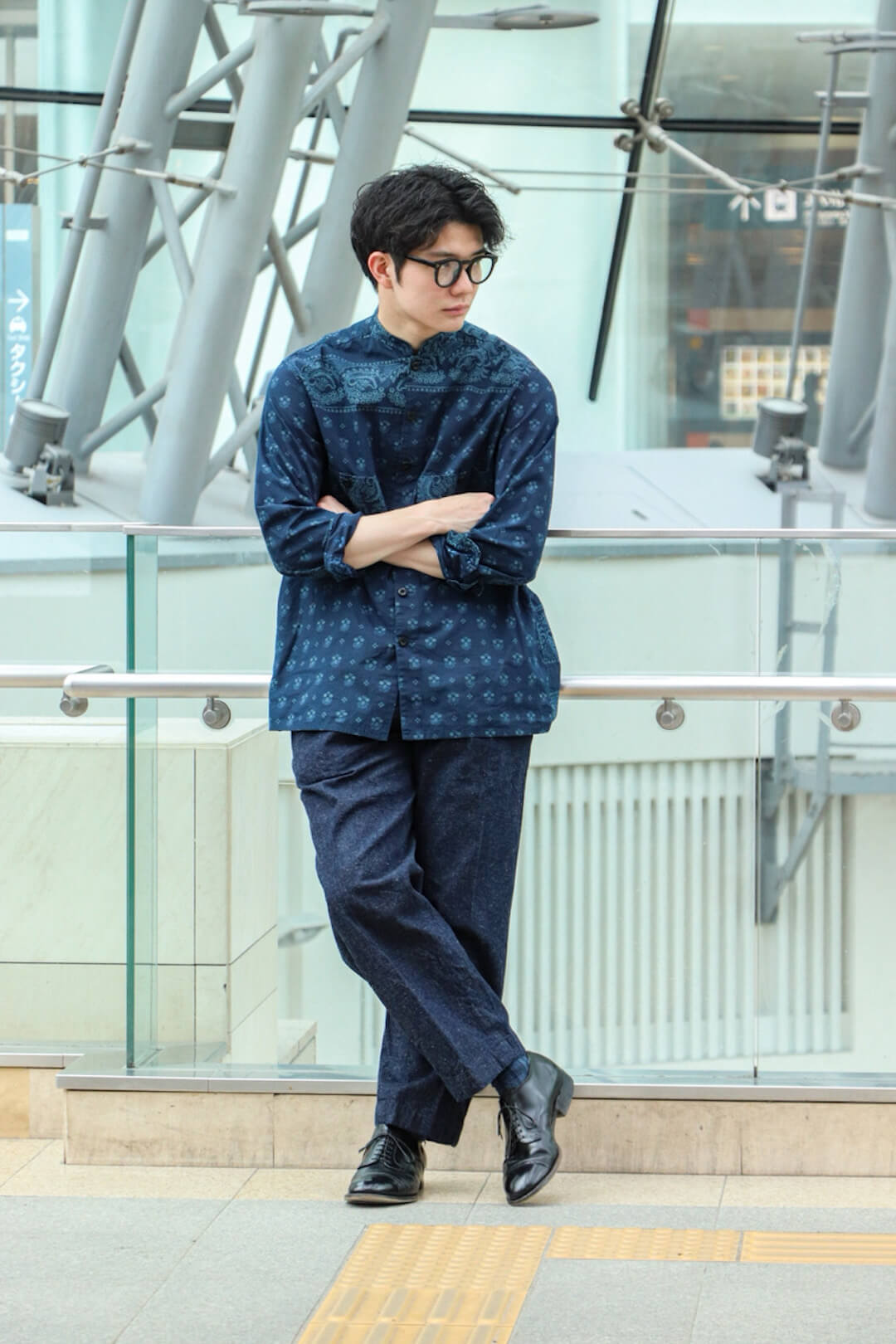 CHEMISIER UNIEUX - INDIGO | ARCH ONLINE SHOP