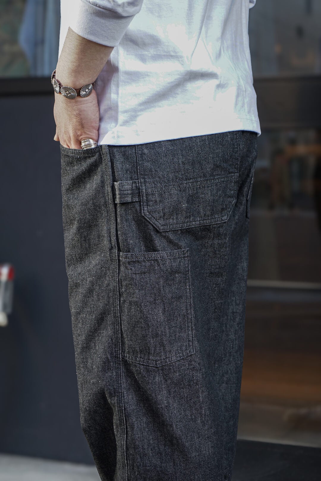 PAINTER PANTS LIGHT oz BLACK DENIM - ARCH EXCLUSIVE | ARCH ONLINE SHOP