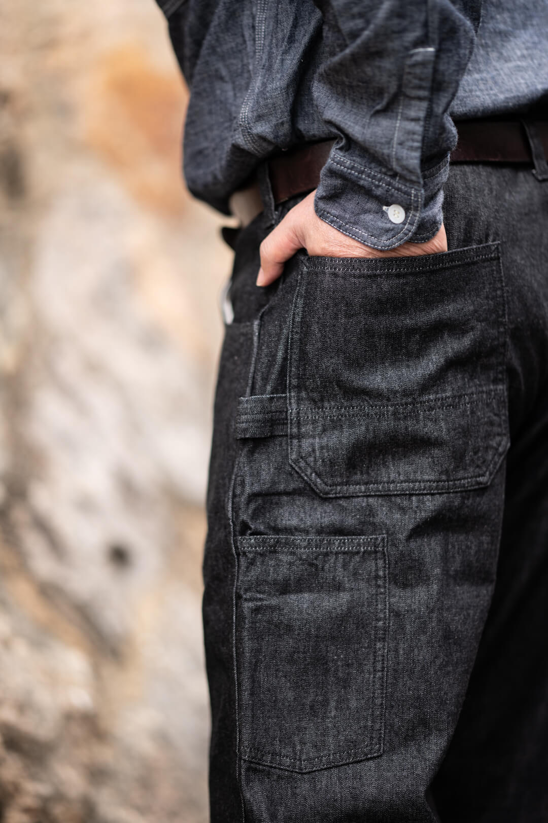 PAINTER PANTS LIGHT oz BLACK DENIM - ARCH EXCLUSIVE | ARCH ONLINE SHOP