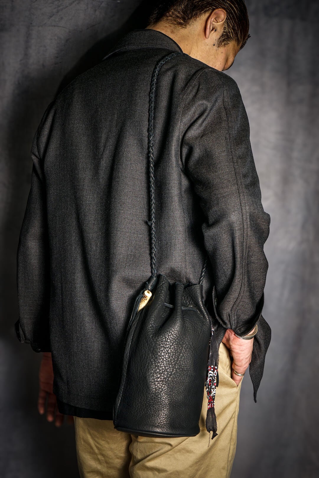受注販売】DEERSKIN DRAWSTRING BAG - ARCH EXCLUSIVE | ARCH ONLINE SHOP