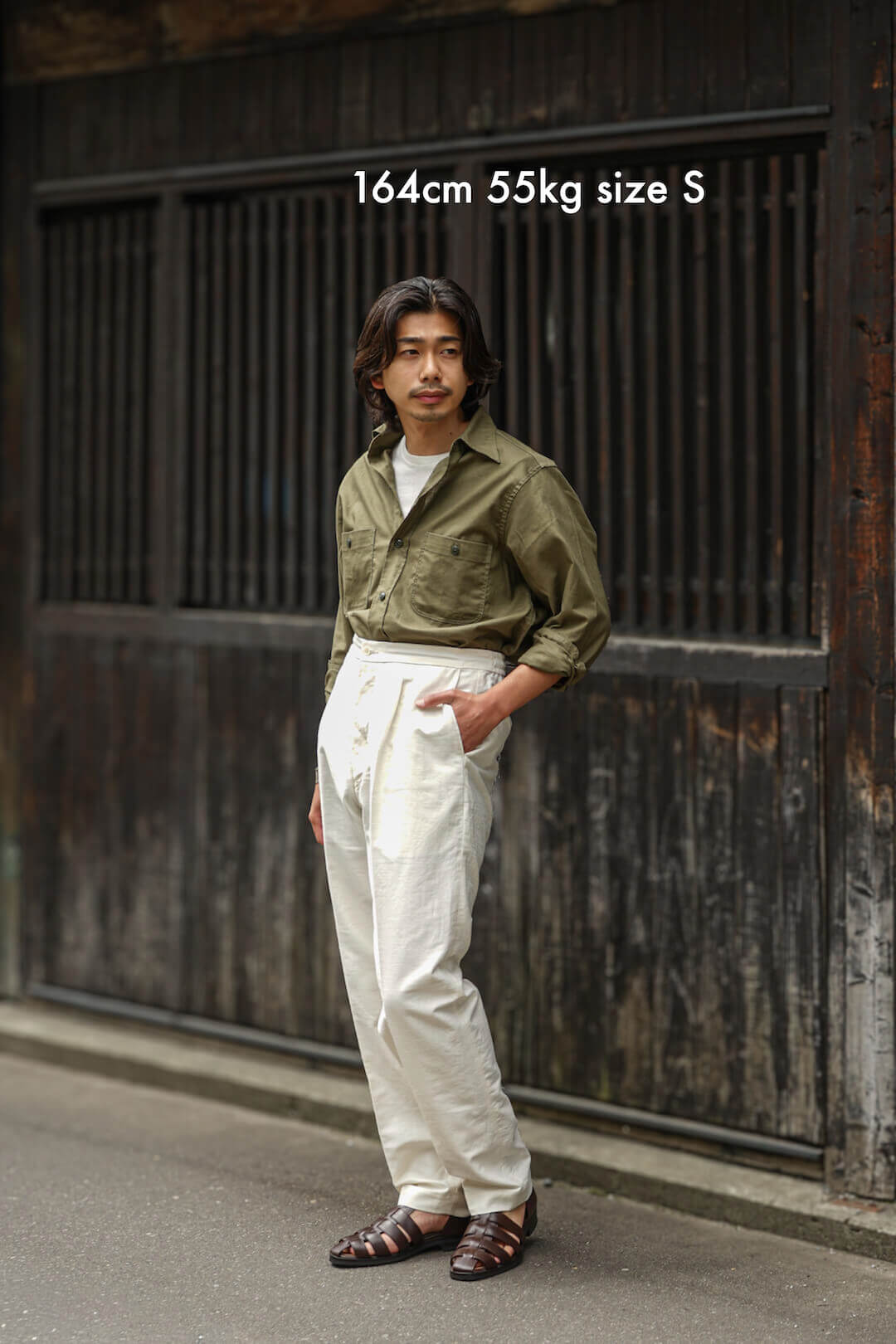 EASY TROUSERS COTTON LINEN（IVORY） | ARCH ONLINE SHOP