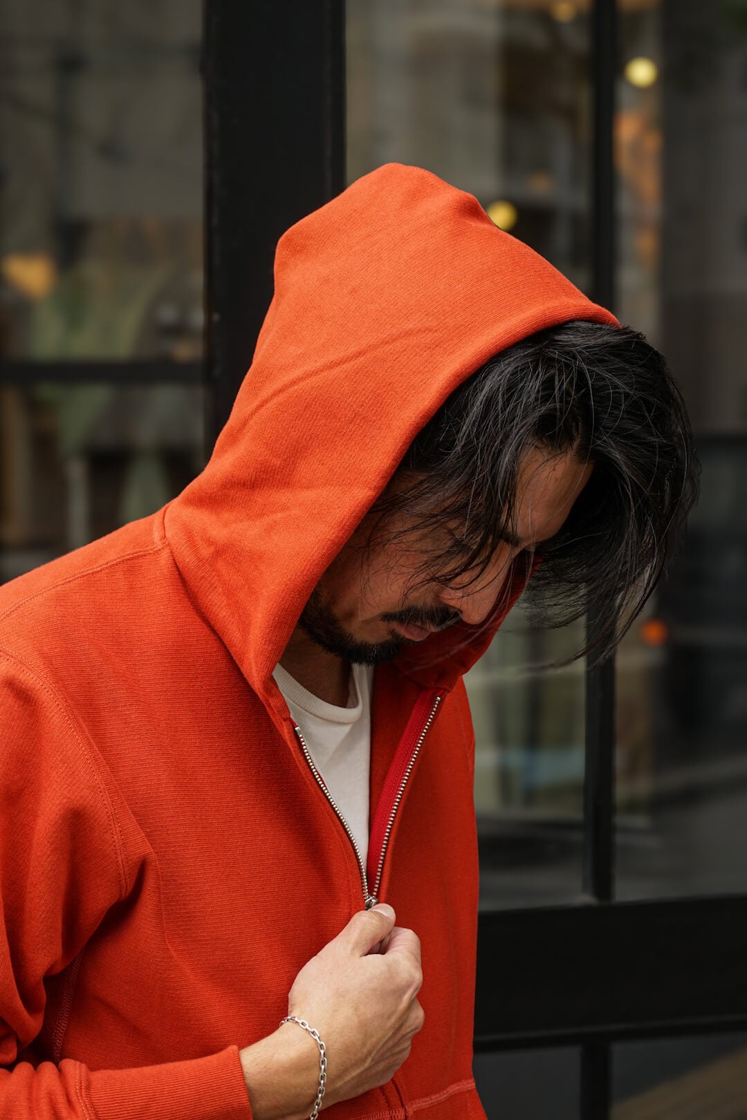 ARCH フルジップ フード付きジャケット S REVERSE ZIP HOODY（SCARLET） | ARCH ONLINE SHOP