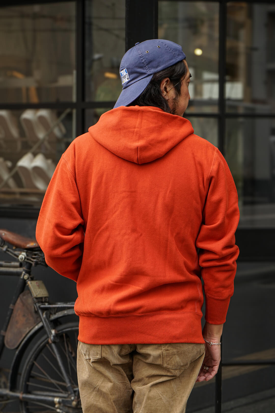REVERSE ZIP HOODY（SCARLET） | ARCH ONLINE SHOP