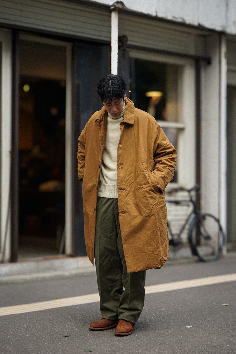 (身長183cm 体重70kg / 着用サイズ L)